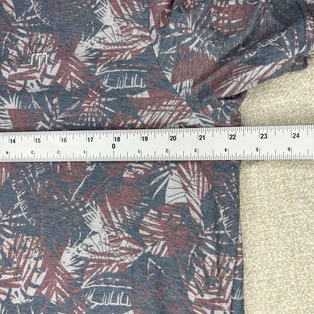Travis Mathew Soft Polo Shirt Mens Large Floral Golf All Over Print Pima Blend - Picture 4 of 9